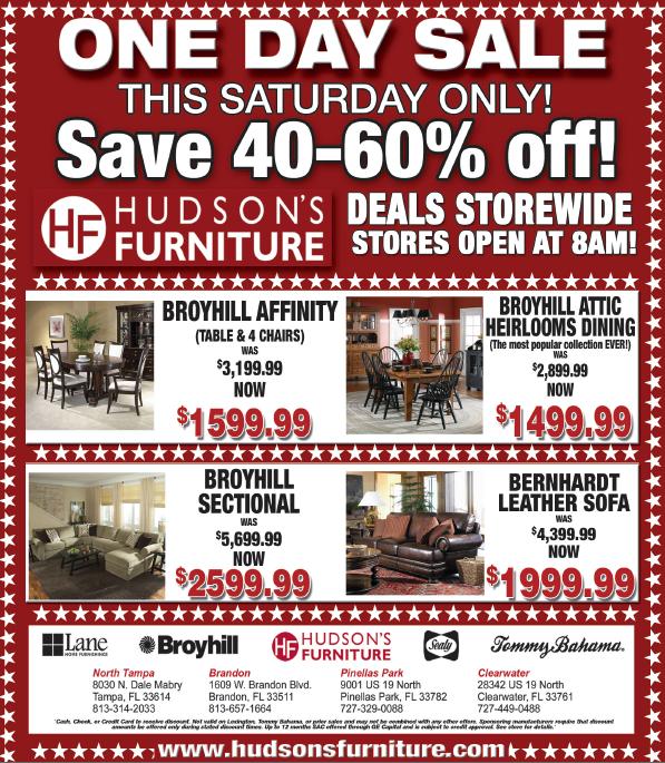 hudsons sale Furniture Sale